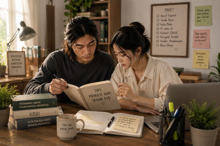 tips menulis rapi sesuai eyd